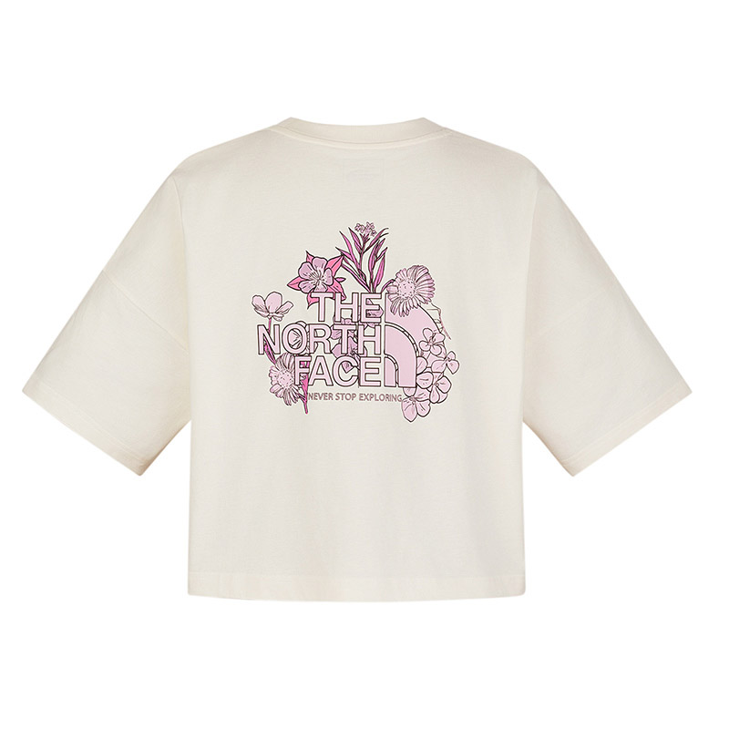 【THE NOTRH FACE】 FLOWER EX S/S R/TEE Girls' Flower Graphic Relaxed T-Shirt | The North Face DK