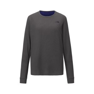 W REVERSIBLE WOOL-FLEECE WAFFLE PULLOVER