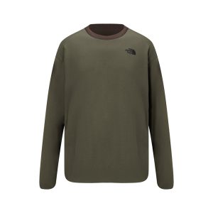 M REVERSIBLE WOOL-BLEND WAFFLE L/S TEE