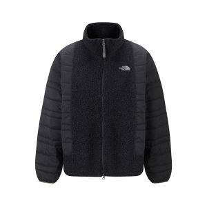 W HYBRID OVERSIZED PADDED SHERPA JACKET PERTEX