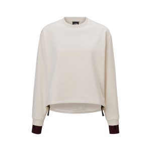 W CROPPED CREWNECK PULLOVER